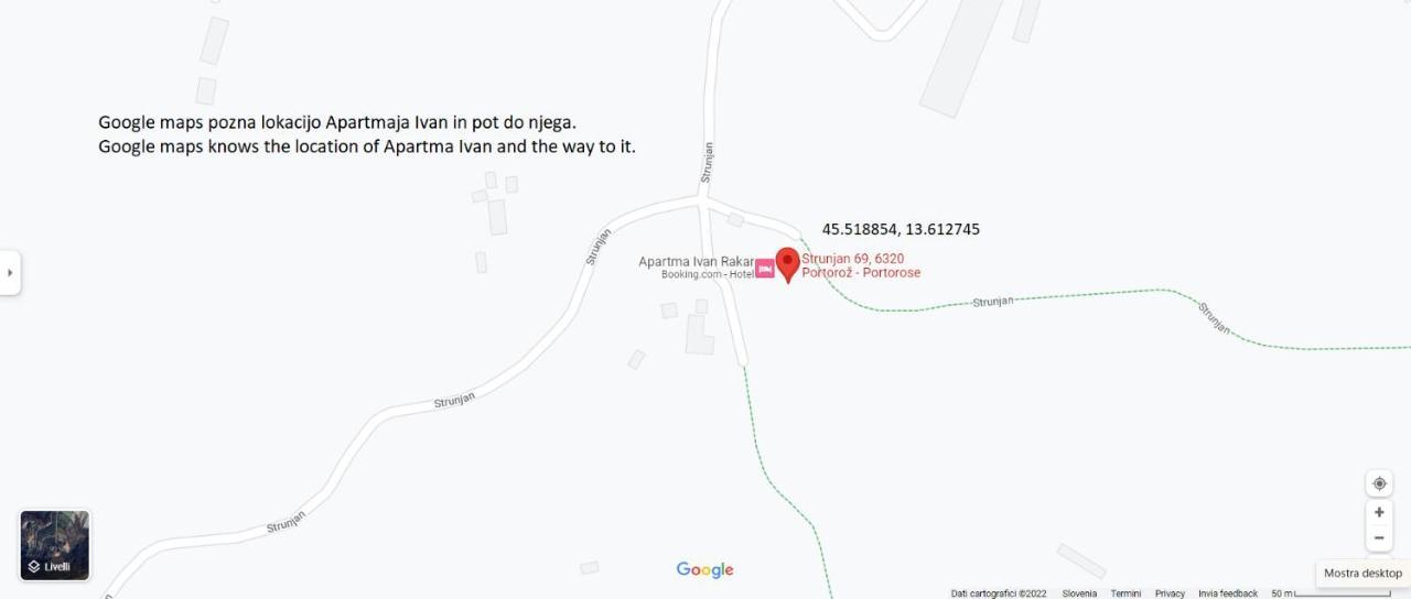 Apartma Ivan بورتوروز المظهر الخارجي الصورة